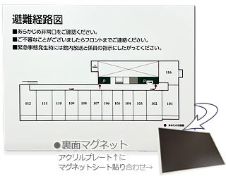 QRコード印字クッションマット
